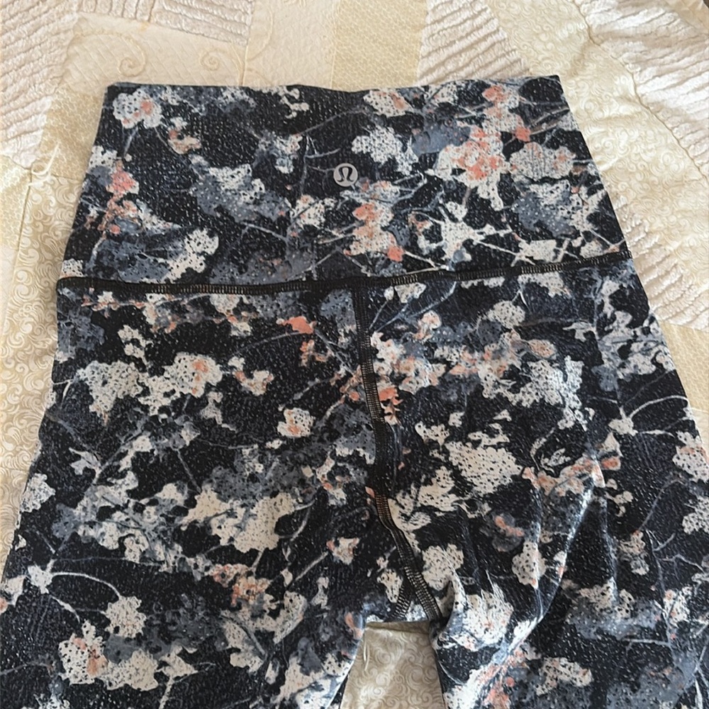 Floral Patterned  Lululemon Leggings - Picture 2 of 3